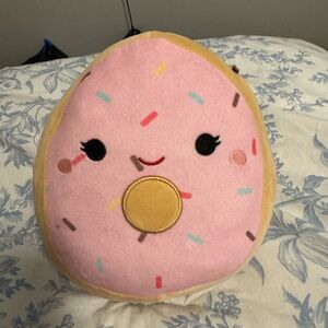Squishmallows Pink Donut Stuffed Animal